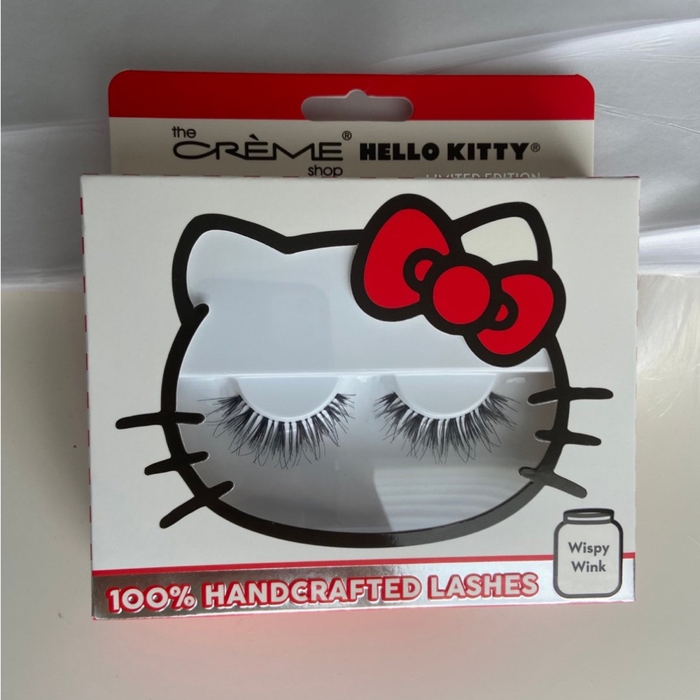 The Creme Shop Hello Kitty Limited Ed 100% Handcrafted Wispy Wink False Lashes